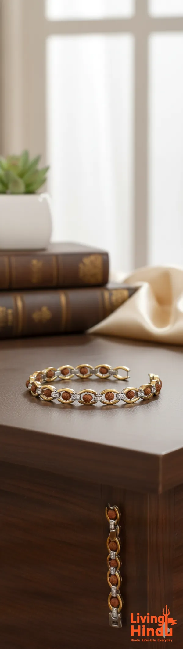 Gold_Plated_Dual_Tone_Rudraksha_Bracelet_|_Confidence_Boost,_Emotional_Balance_&_Harmony