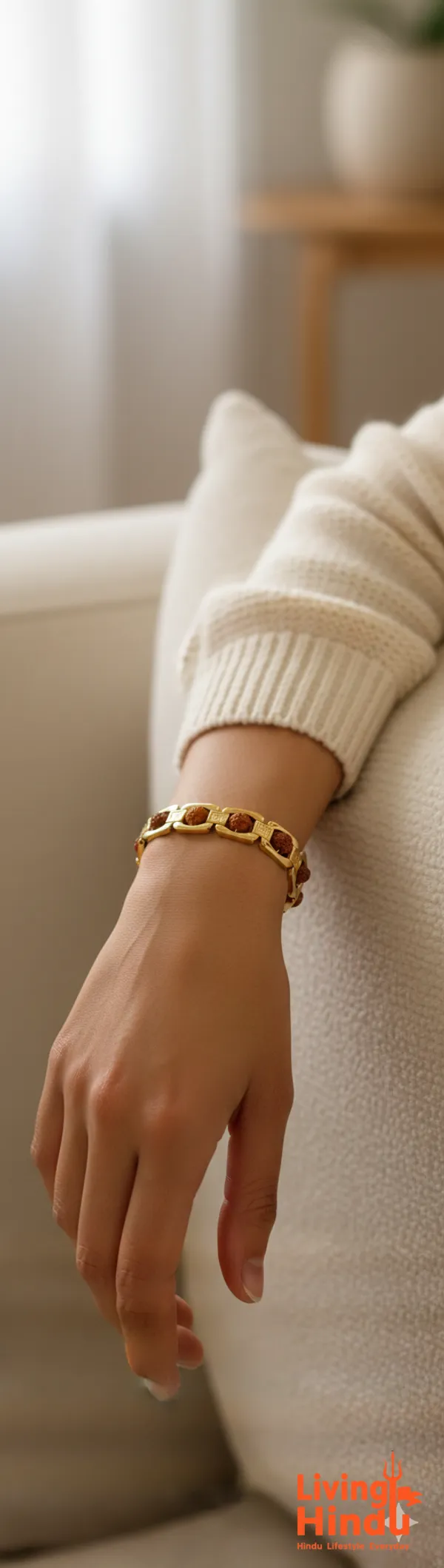 Gold_Plated_Large_Rudraksha_Bracelet_|_Strong_Protection,_Confidence_&_Spiritual_Power