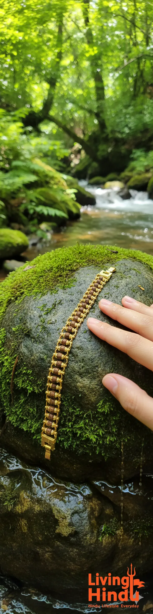 Gold_Plated_Double_Link_Rudraksha_Bracelet_|_Stress_Relief,_Mental_Peace_&_Energy_Protection