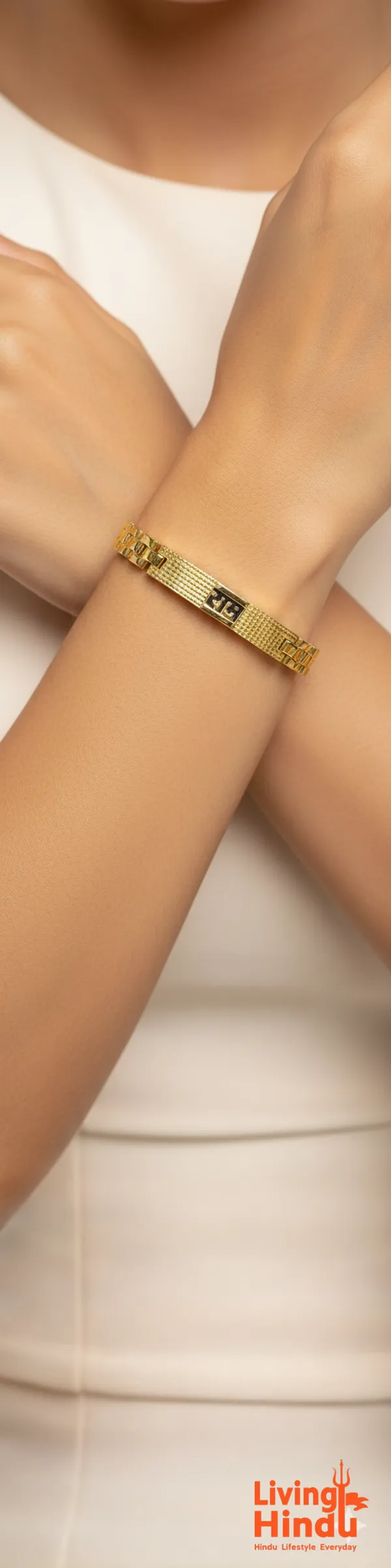 Gold_Plated_Ram_Watch_Link_Bracelet_|_Faith-Driven_Strength_&_Positivity
