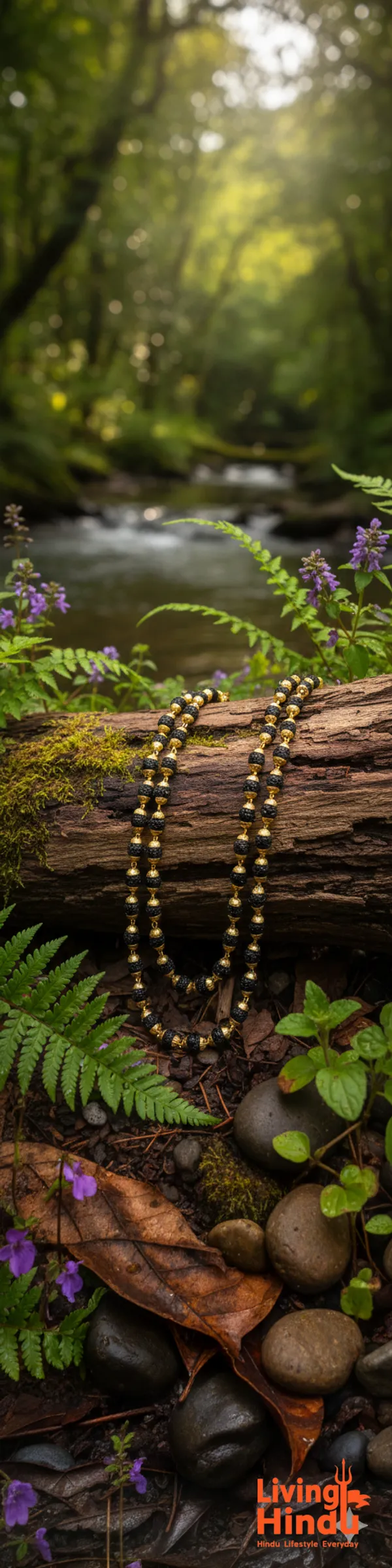 Gold_Plated_5_Mukhi_Rudraksha_Mala_|_Peace,_Focus_&_Chakra_Alignment