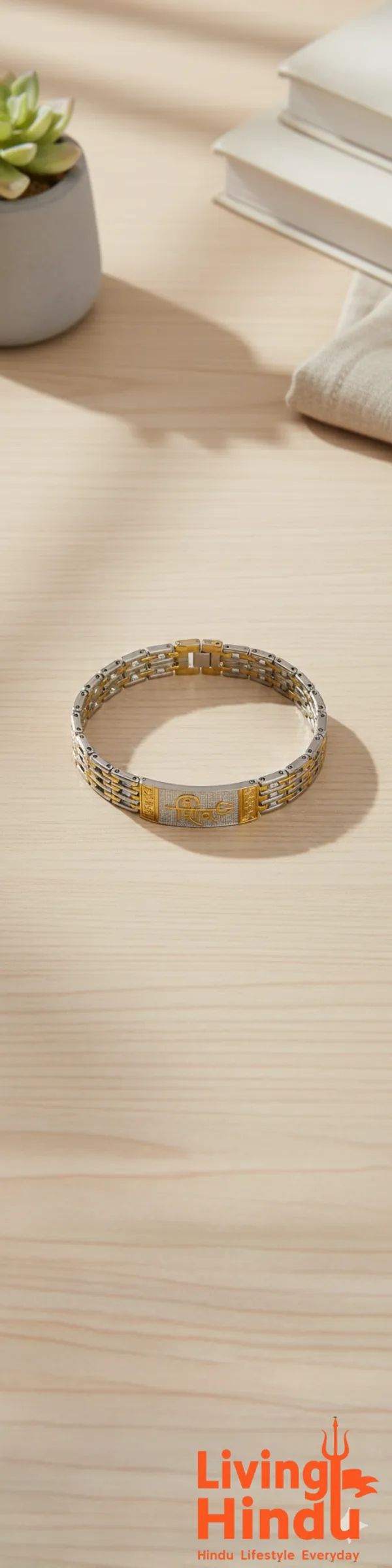 Gold_Plated_Duo-Tone_Shiva_Bracelet_|_Balance_of_Power,_Calmness_&_Faith