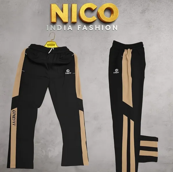 Black_And_Brown_Cotton_Track_Pants_|_Casual_Wear_|_For_Men_Pack_Of_1
