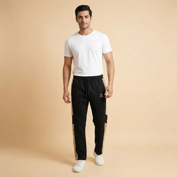 Black_And_Brown_Cotton_Track_Pants_|_Casual_Wear_|_For_Men_Pack_Of_1
