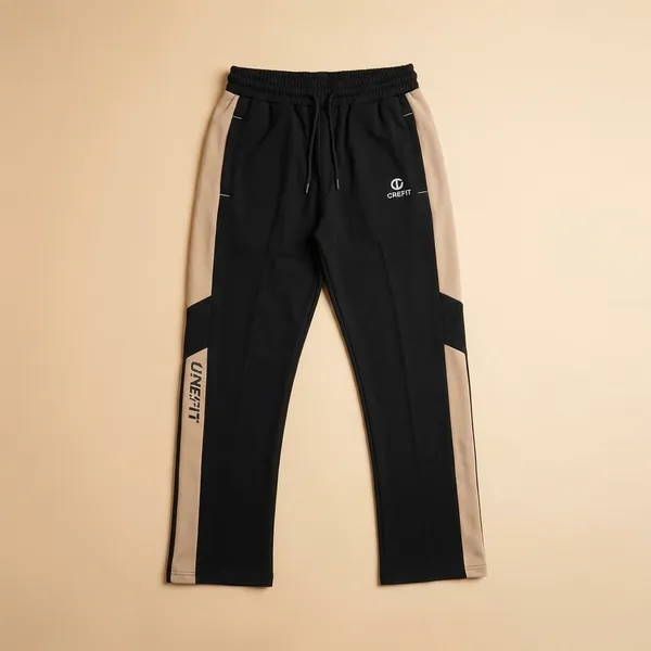 Black_And_Brown_Cotton_Track_Pants_|_Casual_Wear_|_For_Men_Pack_Of_1
