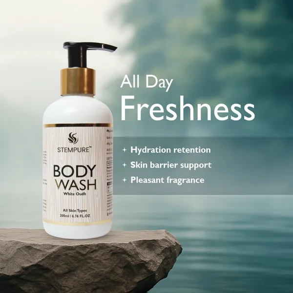STEMPURE_Luxury_Body_Wash_|_White_Oudh_Fragrance_|_Hydrating_Formula_for_All_Skin_Types_|_200ml_/_6.76_Fl._Oz.