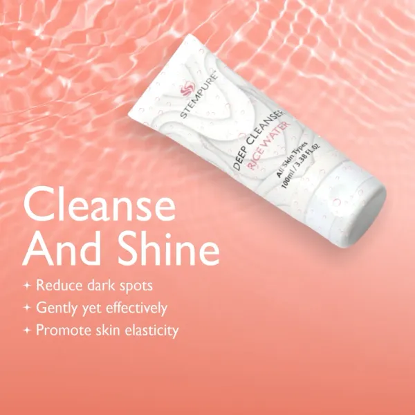 STEMPURE_Deep_Cleanser_Rice_Water_|_Brightening_&_Clarifying_Facial_Wash_|_For_All_Skin_Types_|_100ml_/_3.38_Fl._Oz.
