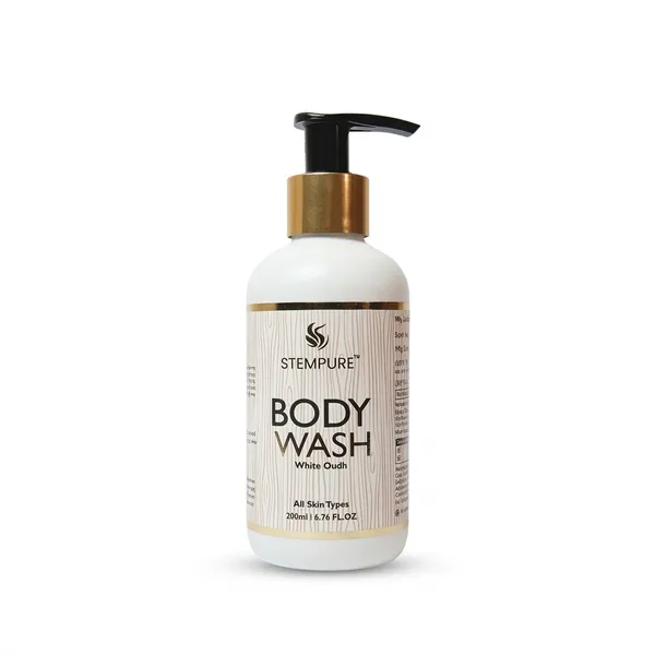 STEMPURE_Luxury_Body_Wash_|_White_Oudh_Fragrance_|_Hydrating_Formula_for_All_Skin_Types_|_200ml_/_6.76_Fl._Oz.