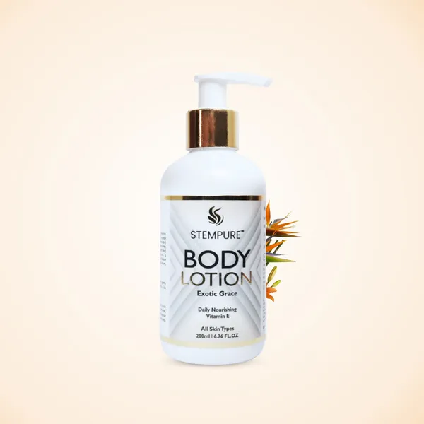 STEMPURE_Luxury_Body_Lotion_|_Exotic_Grace_Fragrance_with_Vitamin_E_|_Daily_Nourishing_Formula_for_All_Skin_Types_|_200ml_/_6.76_Fl._Oz.