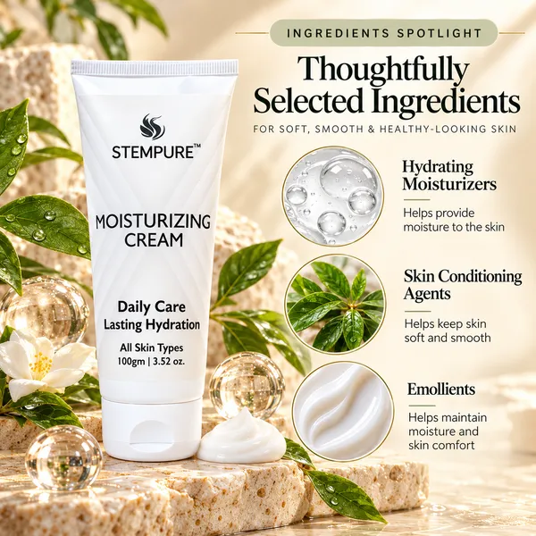 STEMPURE_Daily_Care_Moisturizer_Cream_–_Lasting_Hydration_for_All_Skin_Types_|_100g_(3.52_oz.)