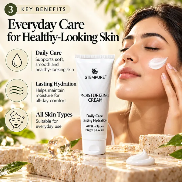 STEMPURE_Daily_Care_Moisturizer_Cream_–_Lasting_Hydration_for_All_Skin_Types_|_100g_(3.52_oz.)