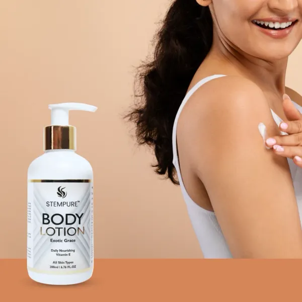 STEMPURE_Luxury_Body_Lotion_|_Exotic_Grace_Fragrance_with_Vitamin_E_|_Daily_Nourishing_Formula_for_All_Skin_Types_|_200ml_/_6.76_Fl._Oz.