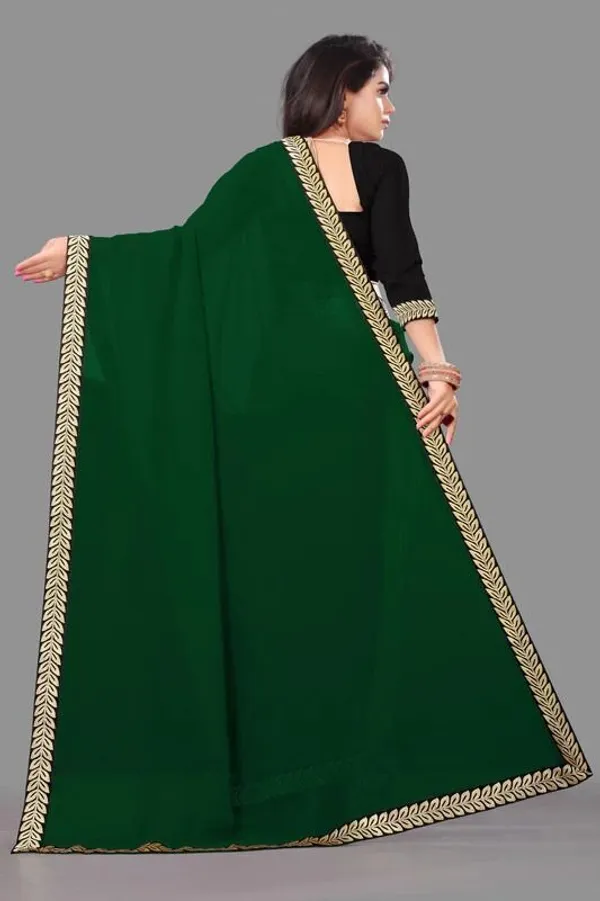 Shree_Shubh_Creation_Solid/Plain_Daily_Wear_Georgette_Saree_(Multicolor)