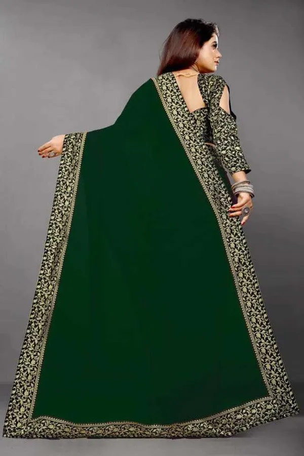Shree_Shubh_Creation_Solid/Plain_Daily_Wear_Georgette_Saree_(Multicolor)