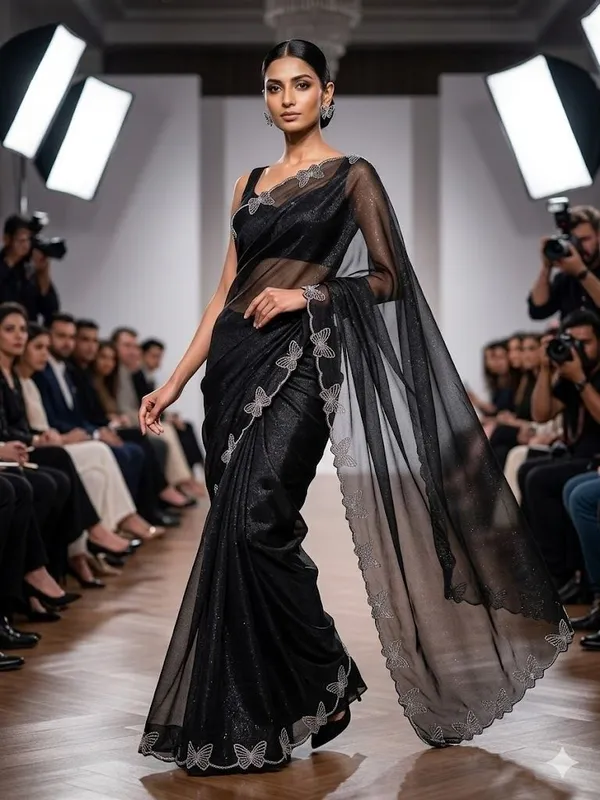 Shree_Shubh_Creation_Embellished_Bollywood_Georgette_Saree_(Black)