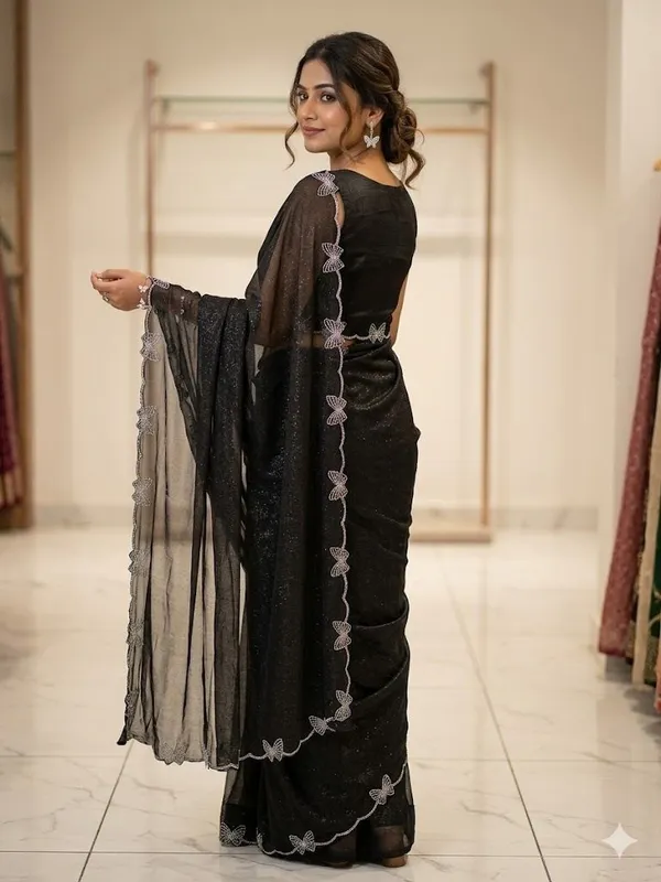 Shree_Shubh_Creation_Embellished_Bollywood_Georgette_Saree_(Black)