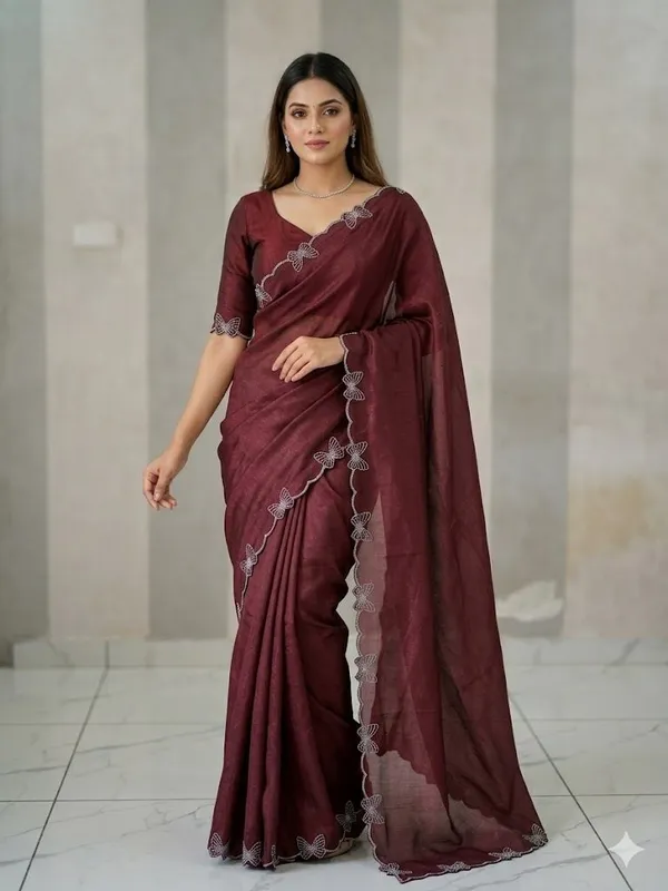 Shree_Shubh_Creation_Embroidered_Daily_Wear_Georgette_Saree_(Maroon)