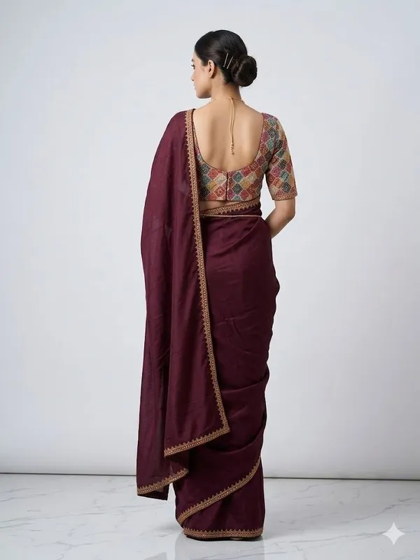 Shree_Shubh_Creation_Embroidered_Bollywood_Georgette_Saree_(Maroon)