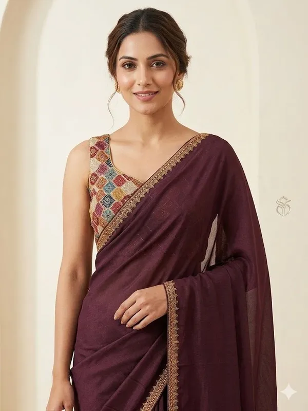 Shree_Shubh_Creation_Embroidered_Bollywood_Georgette_Saree_(Maroon)