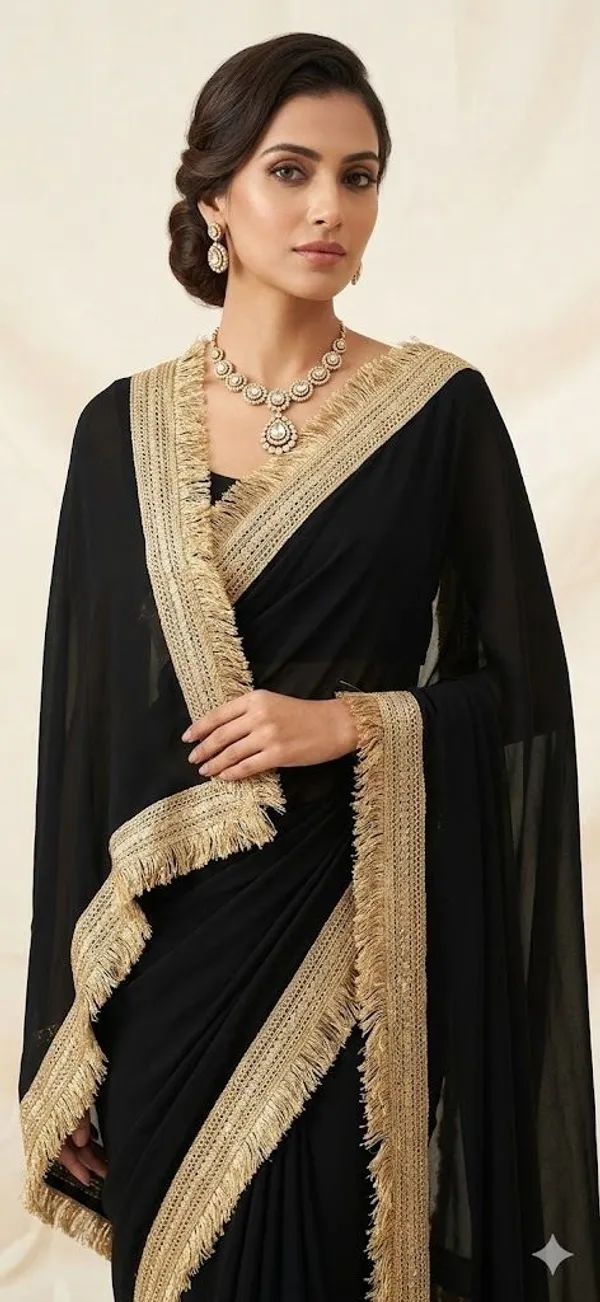 Shree_Shubh_Creation_Embellished_Daily_Wear_Georgette_Saree_(Black)
