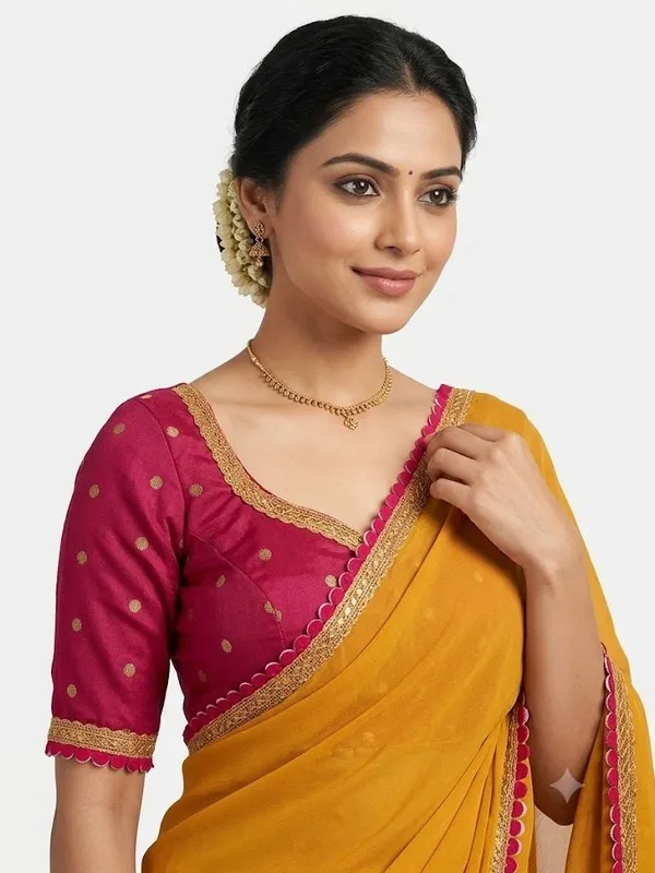 Shree_Shubh_Creation_Self_Design_Bollywood_Georgette_Saree_(Mustard)