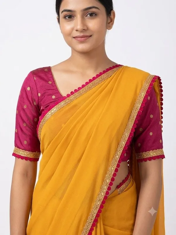 Shree_Shubh_Creation_Self_Design_Bollywood_Georgette_Saree_(Mustard)