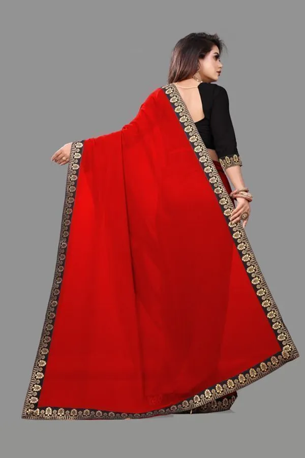Shree_Shubh_Creation_Solid_Bollywood_Georgette_Saree_With_Unstitched_Blouse_(Red)