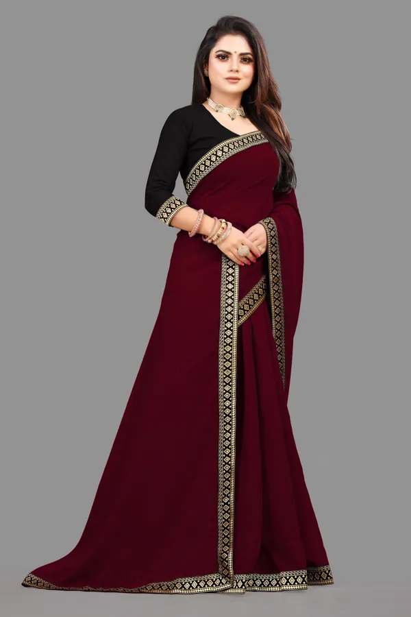 Shree_Shubh_Creation_Embroidered_Bollywood_Georgette_Saree_With_Unstitched_Blouse_(Maroon)