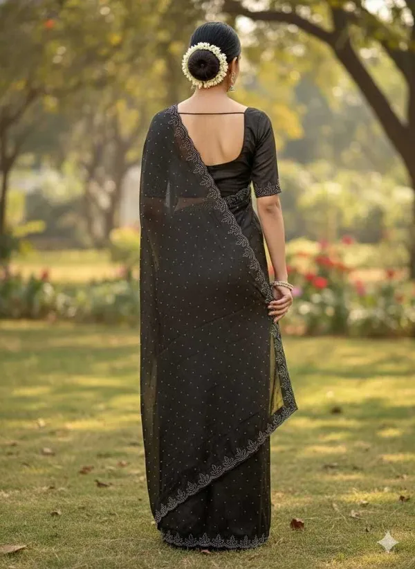 Shree_Shubh_Creation_Self_Design,_Woven,_Embroidered_Bollywood_Pure_Silk_Saree_With_Unstitched_Blouse_(Black)