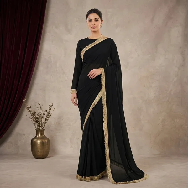 Shree_Shubh_Creation_Embellished_Daily_Wear_Georgette_Saree_(Black)