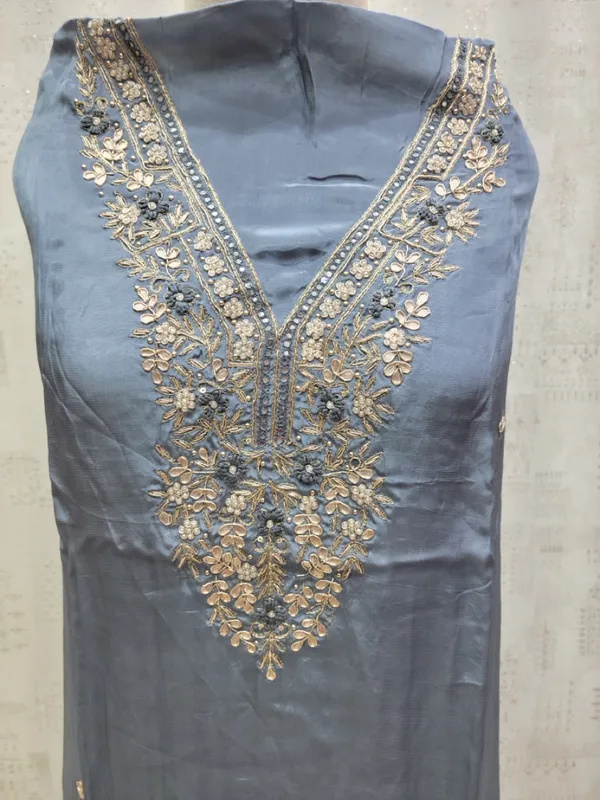 Grey_Premium_Ho_Silk_Material_Unstitched_3_Piece_Suit_For_Women