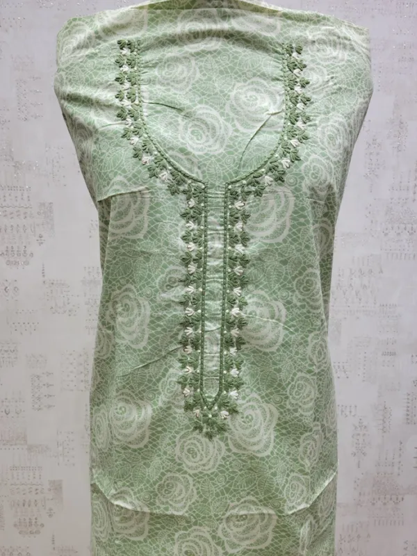 Green_Premium_Cotton_Embroidered_Unstitched_3_Piece_Suit_For_Women