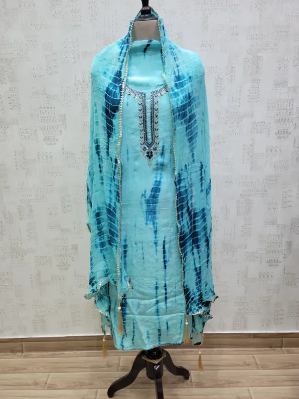 Blue_Premium_Shibori_Crepe_Unstitched_3_Piece_Suit_For_Women