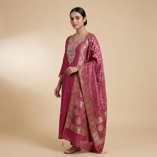 Grey_And_Pink_Premium_Ho_Silk_Material_Unstitched_3_Piece_Suit_For_Women