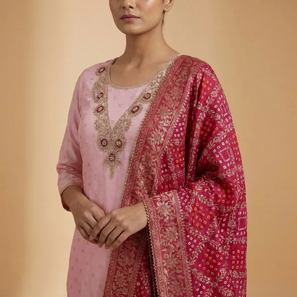 Pink_Premium_Dola_Rani_Silk_Unstitched_3_Piece_Suit_For_Women
