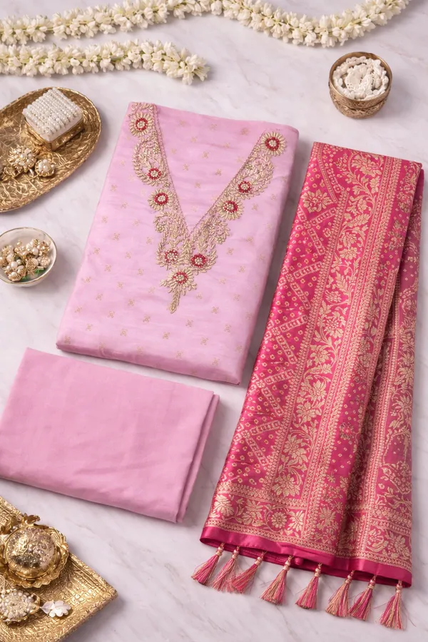 Pink_Premium_Dola_Rani_Silk_Unstitched_3_Piece_Suit_For_Women
