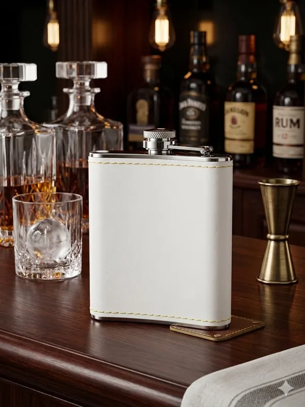 Ivory_Stitch_Premium_Leather_Hip_Flask_–_White_Edition_with_Signature_Yellow_Thread