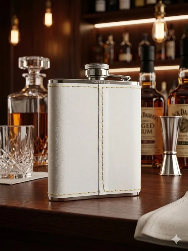 Ivory_Stitch_Premium_Leather_Hip_Flask_–_White_Edition_with_Signature_Yellow_Thread