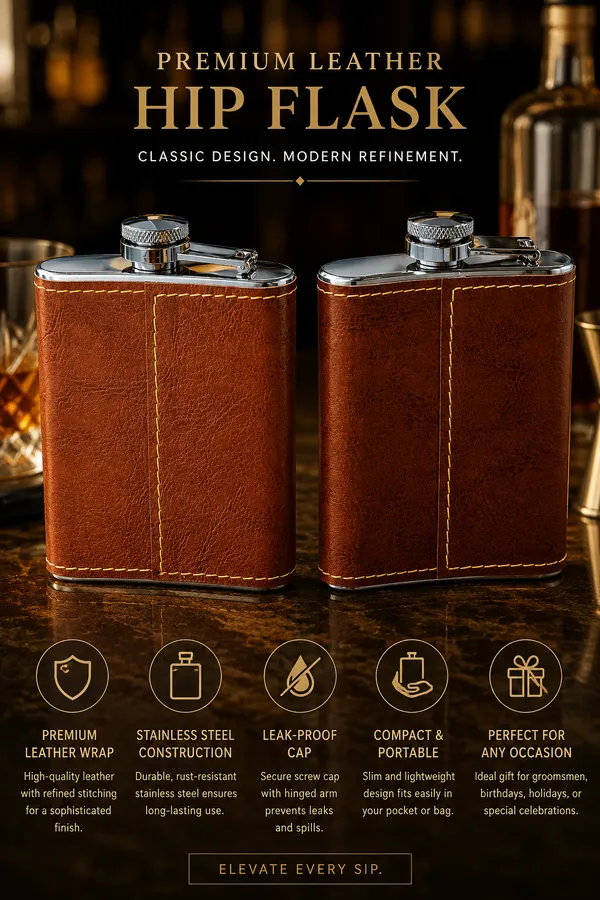 The_Heritage_Duo:_Premium_Leather-Wrapped_Stainless_Steel_Hip_Flask_Gift_Set_(210_ml_Each)