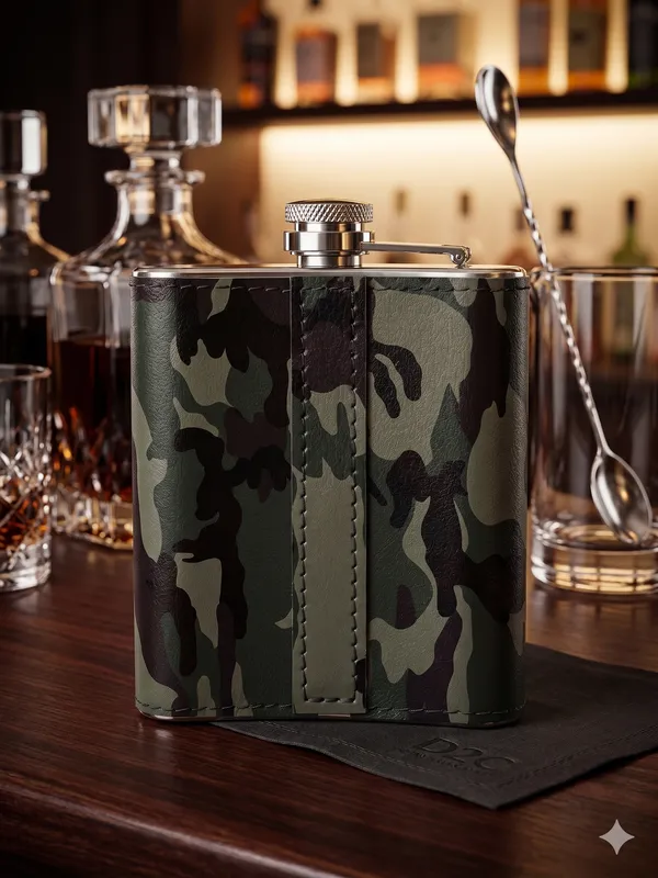 CamoRanger_steel__Hip_Flask_