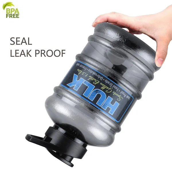 Black_Protein_Shaker_&_Sports_Fitness_Bottle/Water_Bottle/With_Mixer_Ball_&_Strainer_Gym_Shaker_Bottle_1500Ml