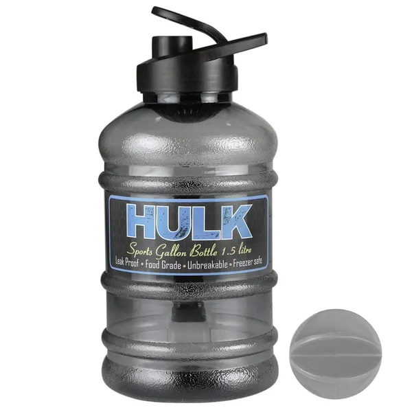 Black_Protein_Shaker_&_Sports_Fitness_Bottle/Water_Bottle/With_Mixer_Ball_&_Strainer_Gym_Shaker_Bottle_1500Ml