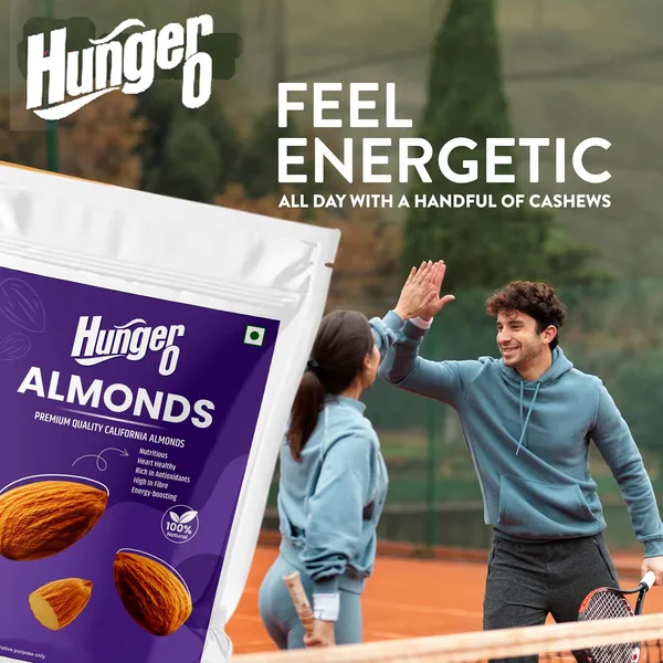Hunger0_Premium_Quality_California_Almonds_250G_|_100%_Natural_Almonds_(1_X_250_G)