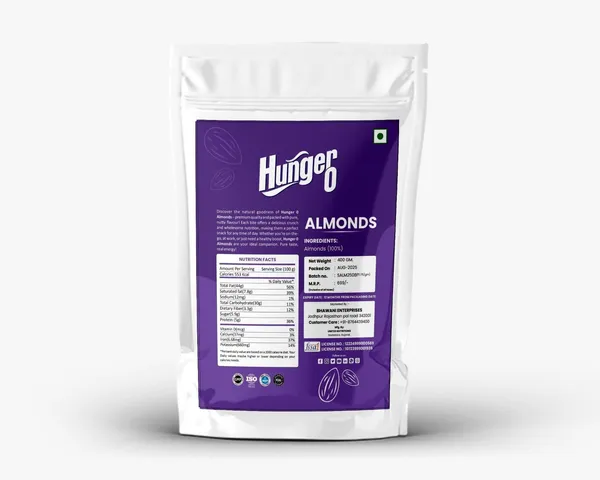Hunger0_California_Almonds_400G_Almonds_(1_X_400_G)
