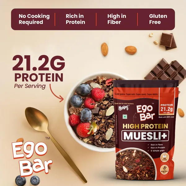 Hunger0_Ego_Bar_High_Protein_Muesli+_|_21.2G_Protein_|_Fibre_Rich_Mix_Pouch_(300_G)