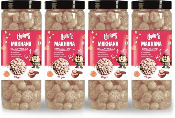 Hunger0_Crunchy_Roasted_Makhana_|_Himalayan_Salt_Fox_Nuts_75G_Fox_Nut_(4_X_75_G)