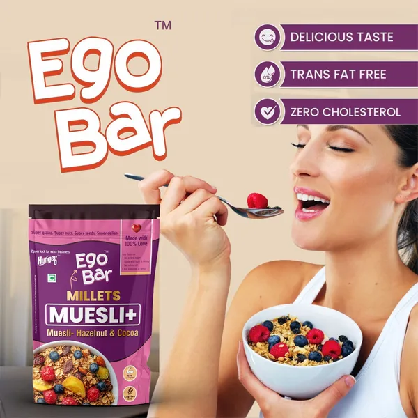 Hunger0_Ego_Bar_Millets_Muesli+_Hazelnut_&_Cocoa_|_300G_Healthy_Breakfast_Cereal_Hazelnuts,_Cranberries,_Figs,_Almonds,_Raisins_(1_X_300_G)