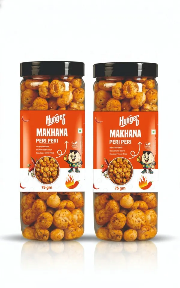 Hunger0_Makhana_Peri_Peri_Roasted_Snack_|_Healthy_&_Crispy_Foxnuts_Fox_Nut_(2_X_75_G)