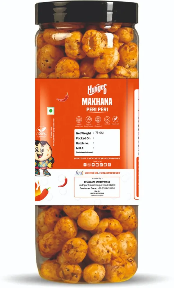 Hunger0_Makhana_Peri_Peri_Roasted_Snack_|_Healthy_&_Crispy_Foxnuts_Fox_Nut_(2_X_75_G)