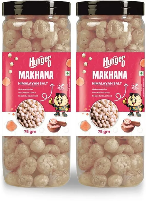 Hunger0_Combo_Himalayan_Salt_Roasted_Makhana_|_Healthy_Fox_Nuts_Jar_Fox_Nut_(2_X_75_G)